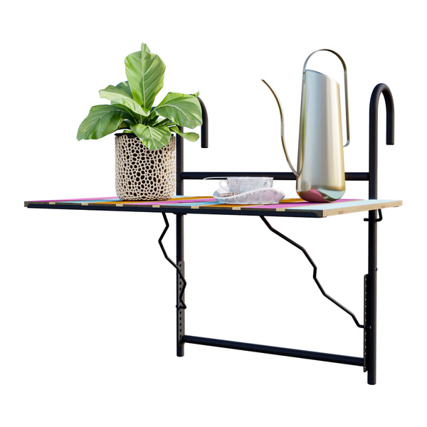 Wiszący stolik balkonowy Petäjävesi [en.casa]