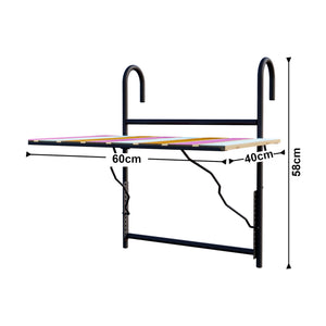 Wiszący stolik balkonowy Petäjävesi [en.casa]