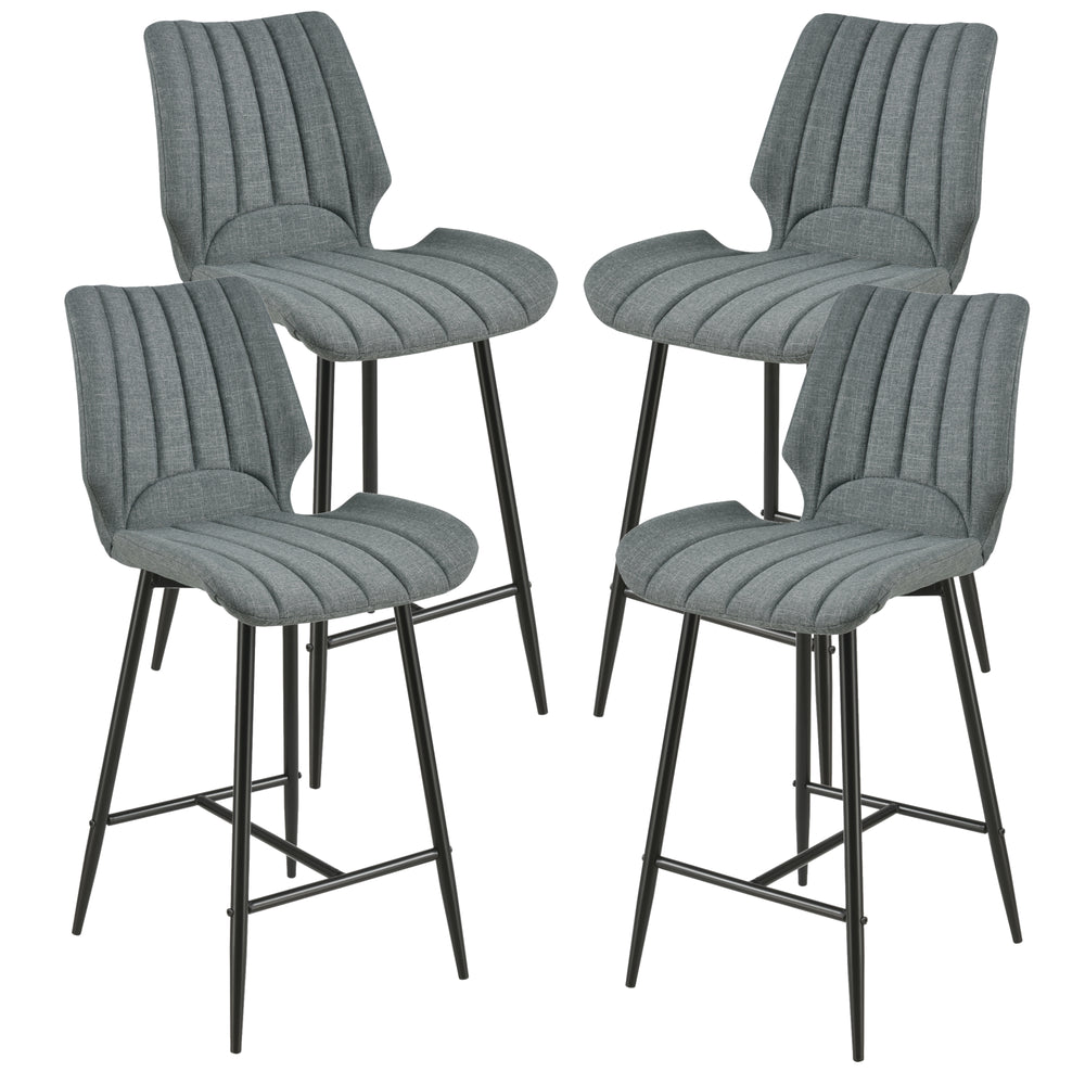 Zestaw 4 stołków barowych Östersund w różnych wzorach designs en.casa