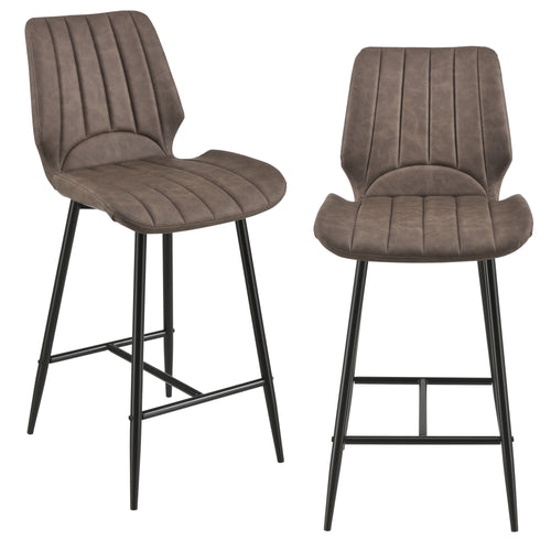 Zestaw 2 stołków barowych Östersund w różnych wzorach wzory en.casa