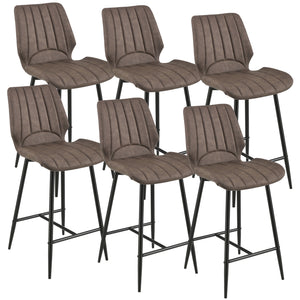 Zestaw 6 stołków barowych Östersun w różnych kolorach kolory en.casa