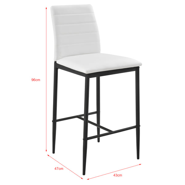 Zestaw 2 stołków barowych Lidköping w różnych kolorach kolory en.casa