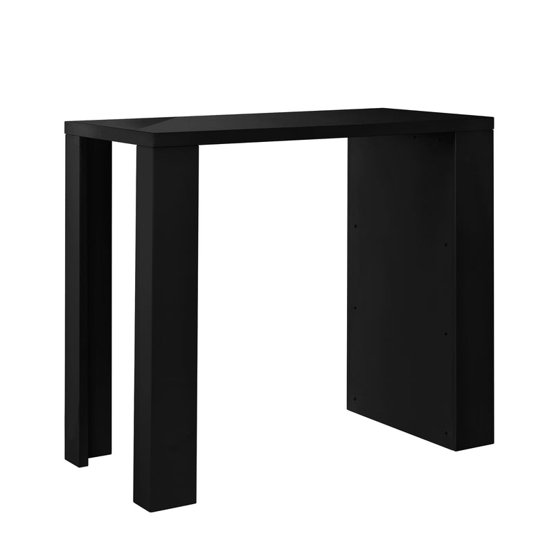 Szkic wymiarowy Lada barowa Bonn z 3 przegrodami 117x57x107cm [en.casa]