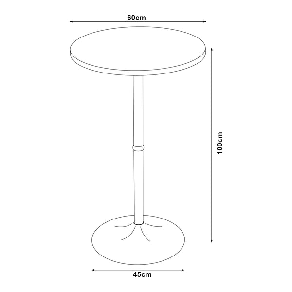 Stół barowy Vantaa 100x60 cm [en.casa]
