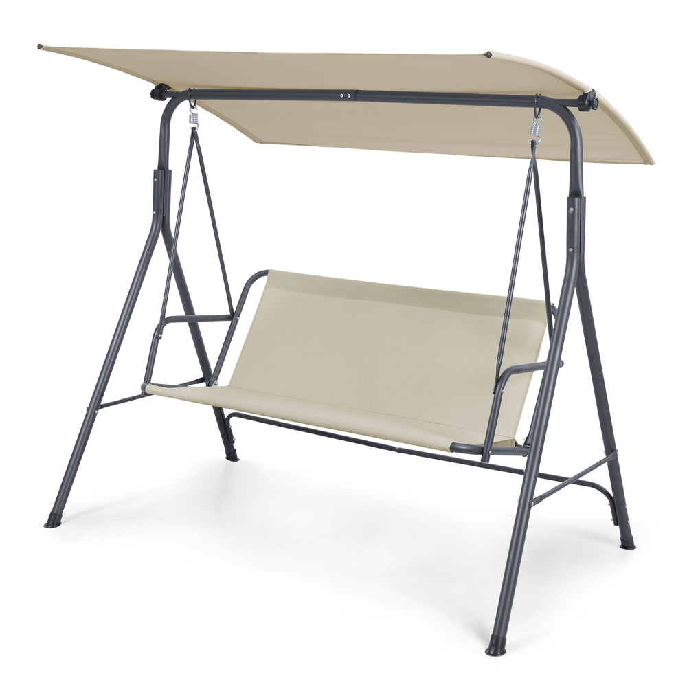 Huśtawka ogrodowa Satten 3-osobowa [en.casa]