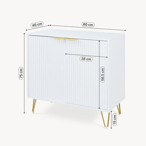 Szafka boczna Trondi 75 x 80 x 40 cm [en.casa]