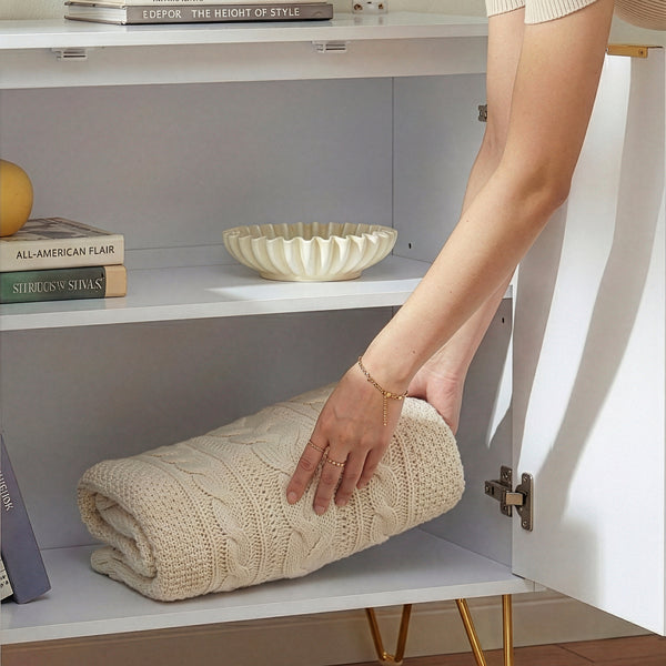 Szafka boczna Trondi 75 x 80 x 40 cm [en.casa]