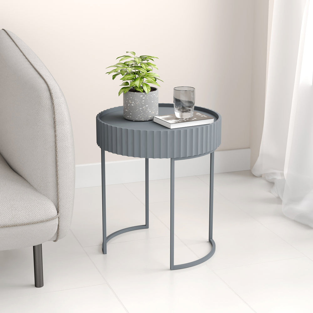 Stolik boczny Rill 46xØ40 cm [en.casa]