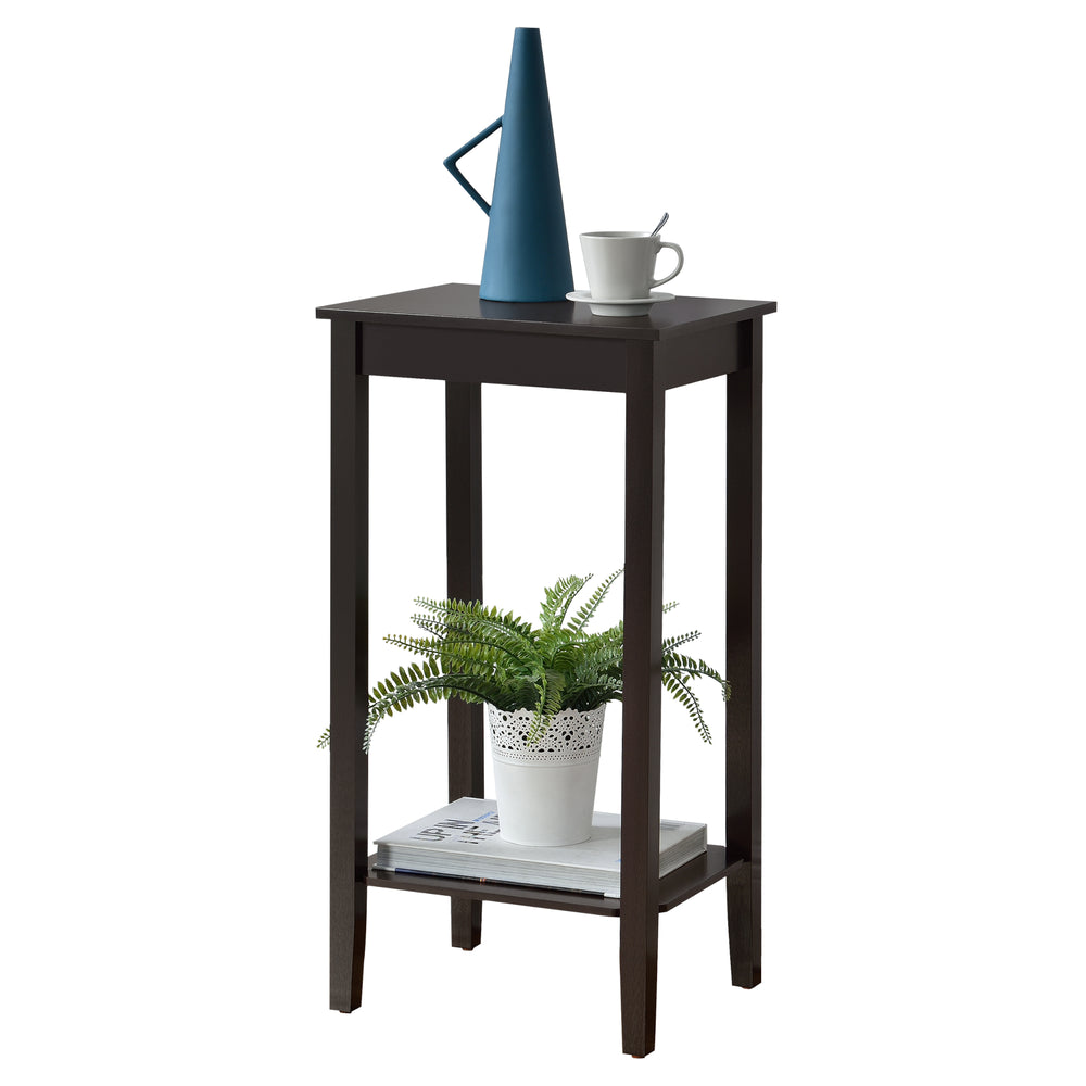 Stolik pomocniczy Thun 74x38x30 cm MDF kolor kawowy en.casa - premiumXL