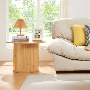 Stolik boczny Ledepid nature [en.casa]