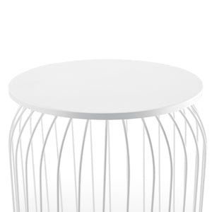 3-częściowy zestaw metalowych koszyków stolik boczny Amherst w różnych kolorach en.casa