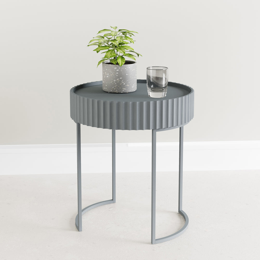 Stolik boczny Rill 46xØ40 cm [en.casa]