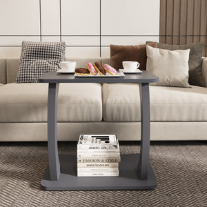 Stattela Stolik boczny w kształcie litery C 59x35x56 cm [en.casa]