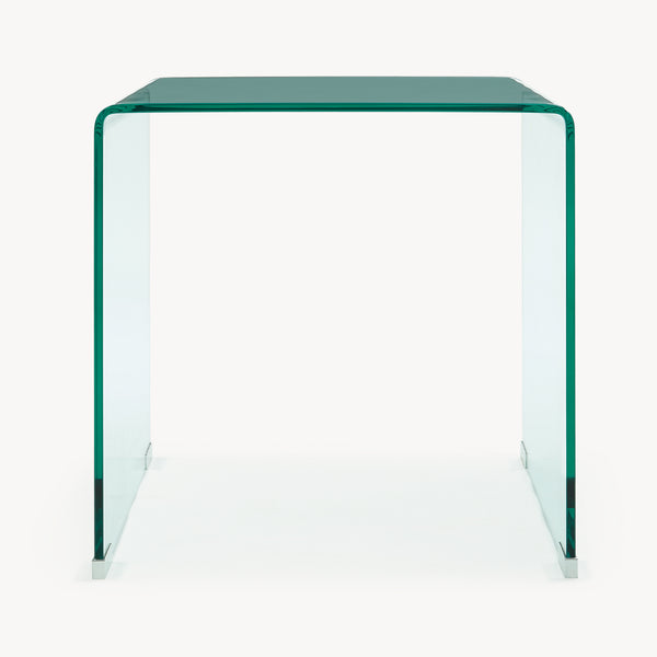 Stolik pomocniczy Varlofrek szkło 50x50x50 cm [en.casa]