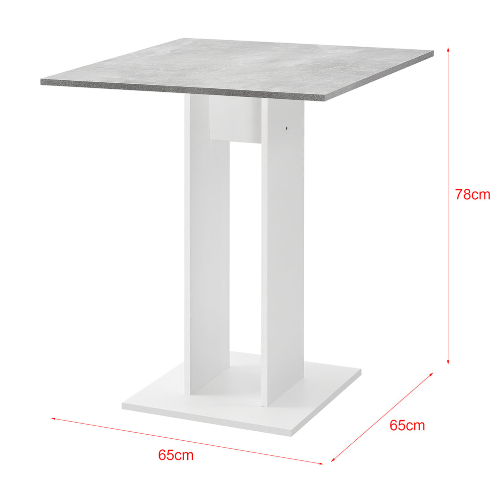Stół do jadalni Lindesnes 65x65x78 cm w różnych kolorach en.casa - premiumXL