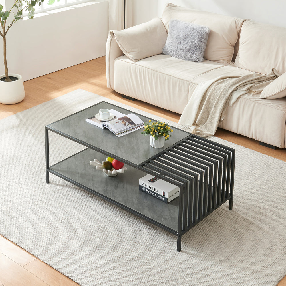 Stolik kawowy Pärghos 120x60x45 cm [en.casa]