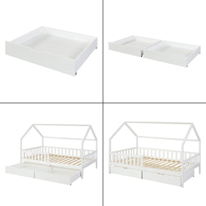 Zestaw 2 podstaw łóżek Ydre White [en.casa]