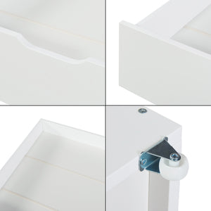 Zestaw 2 podstaw łóżek Ydre White [en.casa]