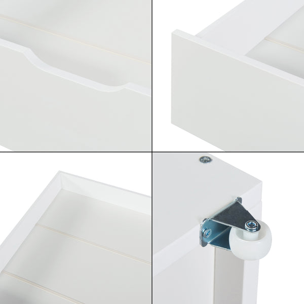 Zestaw 2 podstaw łóżek Ydre White [en.casa]