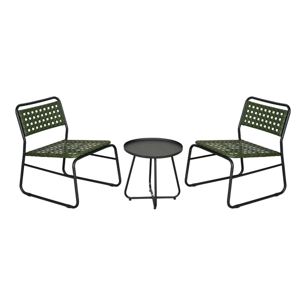 Zestaw bistro Brienza 3-częściowy polirattan [casa.pro]