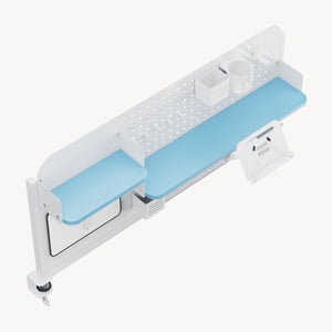 Organizer na biurko Sauda 114x68 cm stalowy [en.casa]