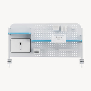 Organizer na biurko Sauda 114x68 cm stalowy [en.casa]