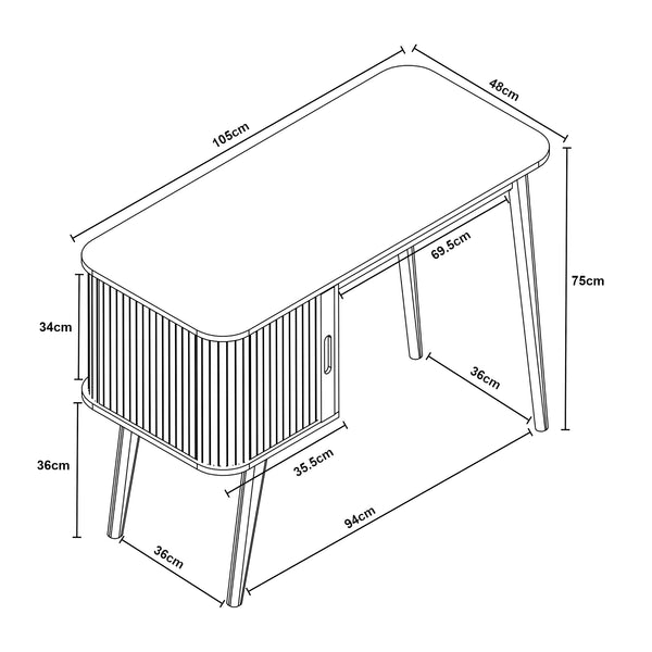 Biurko Tysvær [en.casa]