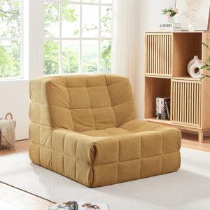 Fotel podłogowy Koskyvn 75x90x100 cm tekstylny [en.casa]