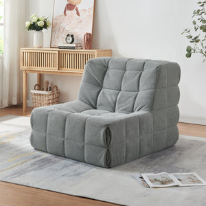 Fotel podłogowy Koskyvn 75x90x100 cm tekstylny [en.casa]