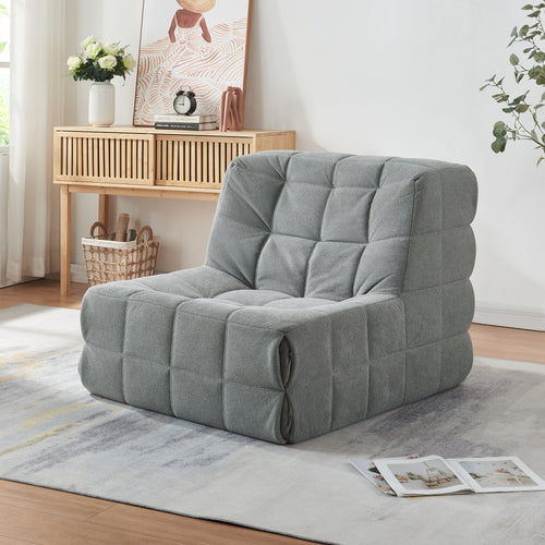 Fotel podłogowy Koskyvn 75x90x100 cm tekstylny [en.casa]