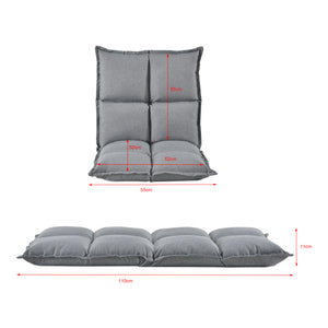 Fotel podłogowy Deinze w zestawie 2 regulowanych [en.casa]