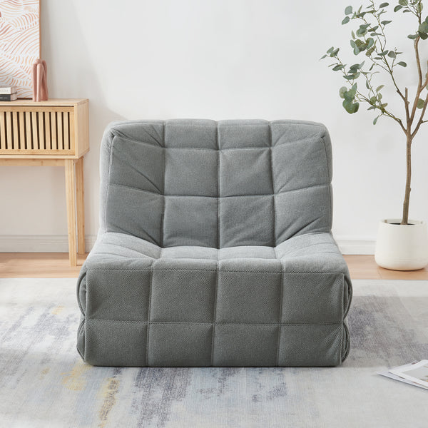 Fotel podłogowy Koskyvn 75x90x100 cm tekstylny [en.casa]