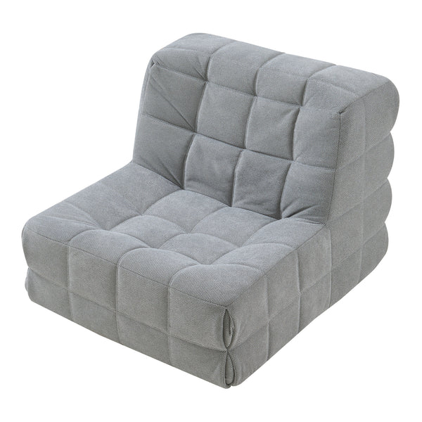 Fotel podłogowy Koskyvn 75x90x100 cm tekstylny [en.casa]