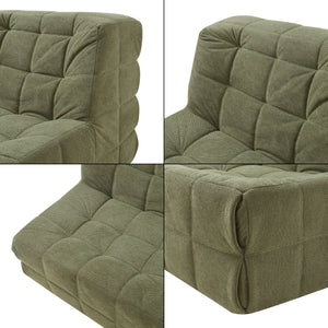 Fotel podłogowy Koskyvn 75x90x100 cm tekstylny [en.casa]