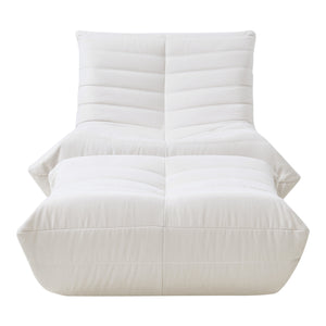 Fotel podłogowy z podnóżkiem Kodsø 75x90x100 cm [en.casa]