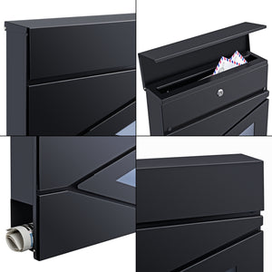 Skrzynka na listy Schönburg 37x37x11cm stalowa w różnych kolorach. kolory [en.casa]