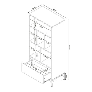 Regał Kistiandi [en.casa]