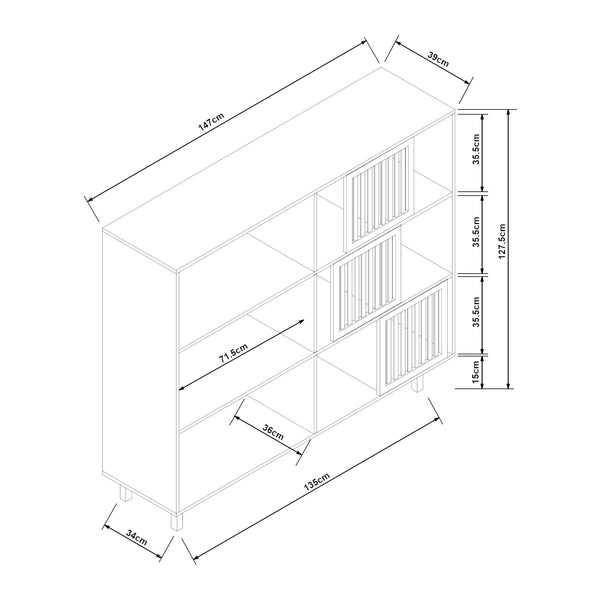 Regał Ypäjä [en.casa]