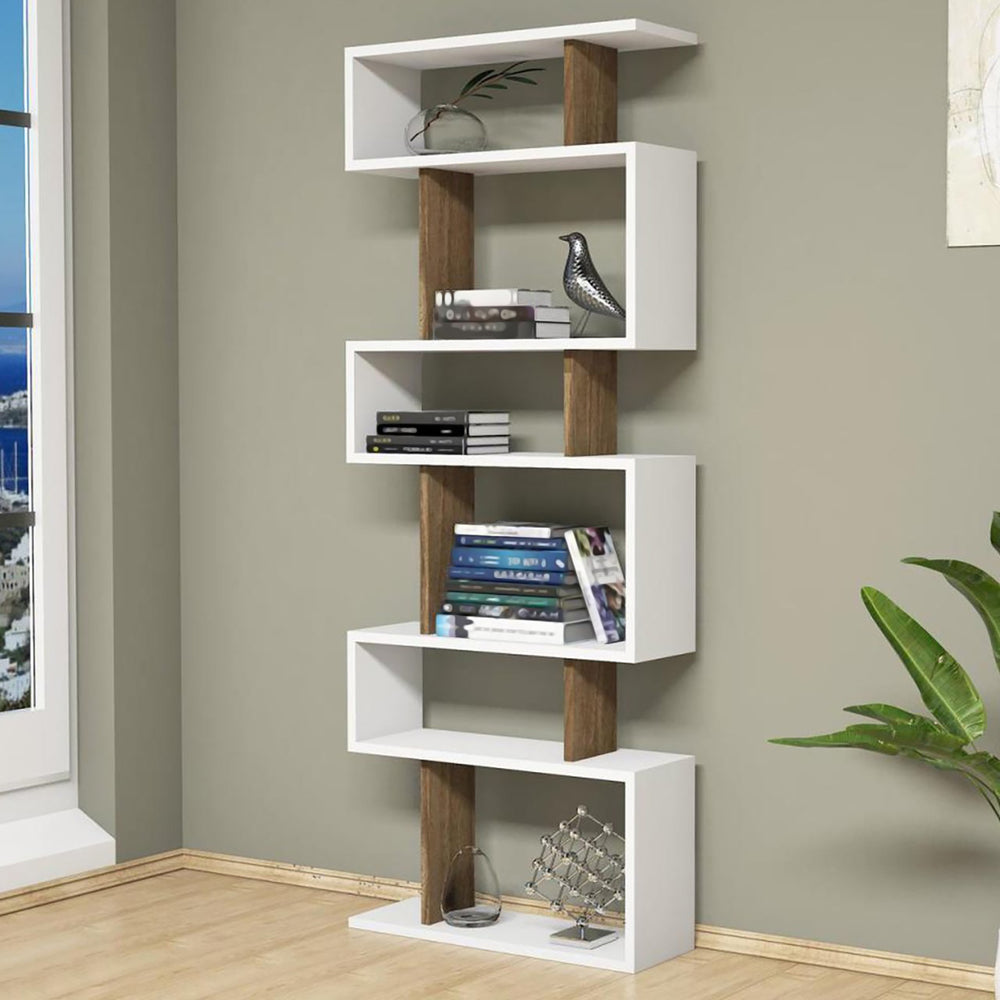 Regał stojący Brovst z 6 półkami 157 x 60 x 20 cm w różnych kolorach. kolory [en.casa]