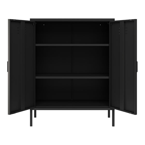 Szafa biurowa Pyhäranta metalowa [en.casa]