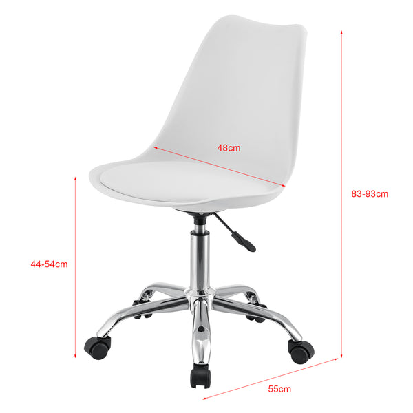 Krzesło biurowe Atherton imitacja skóry w różnych kolorach en.casa