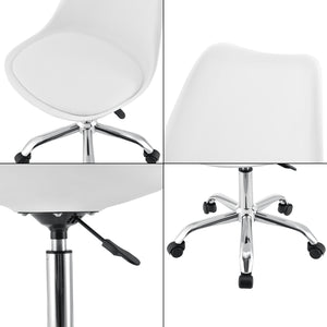 Krzesło biurowe Atherton imitacja skóry w różnych kolorach en.casa