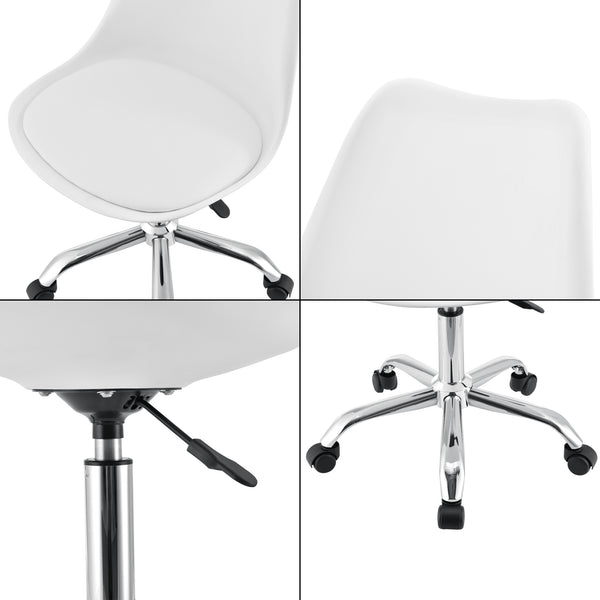 Krzesło biurowe Atherton imitacja skóry w różnych kolorach en.casa