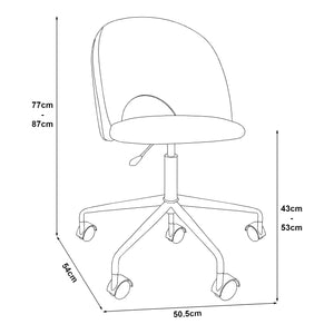 Krzesło biurowe Kajaani w różnych kolorach [en.casa]