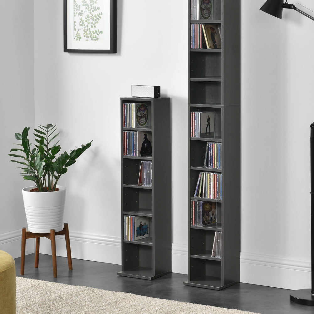 CD Regal Tynset 90x20x20 cm mit 6 Fächern [en.casa] - premiumXL