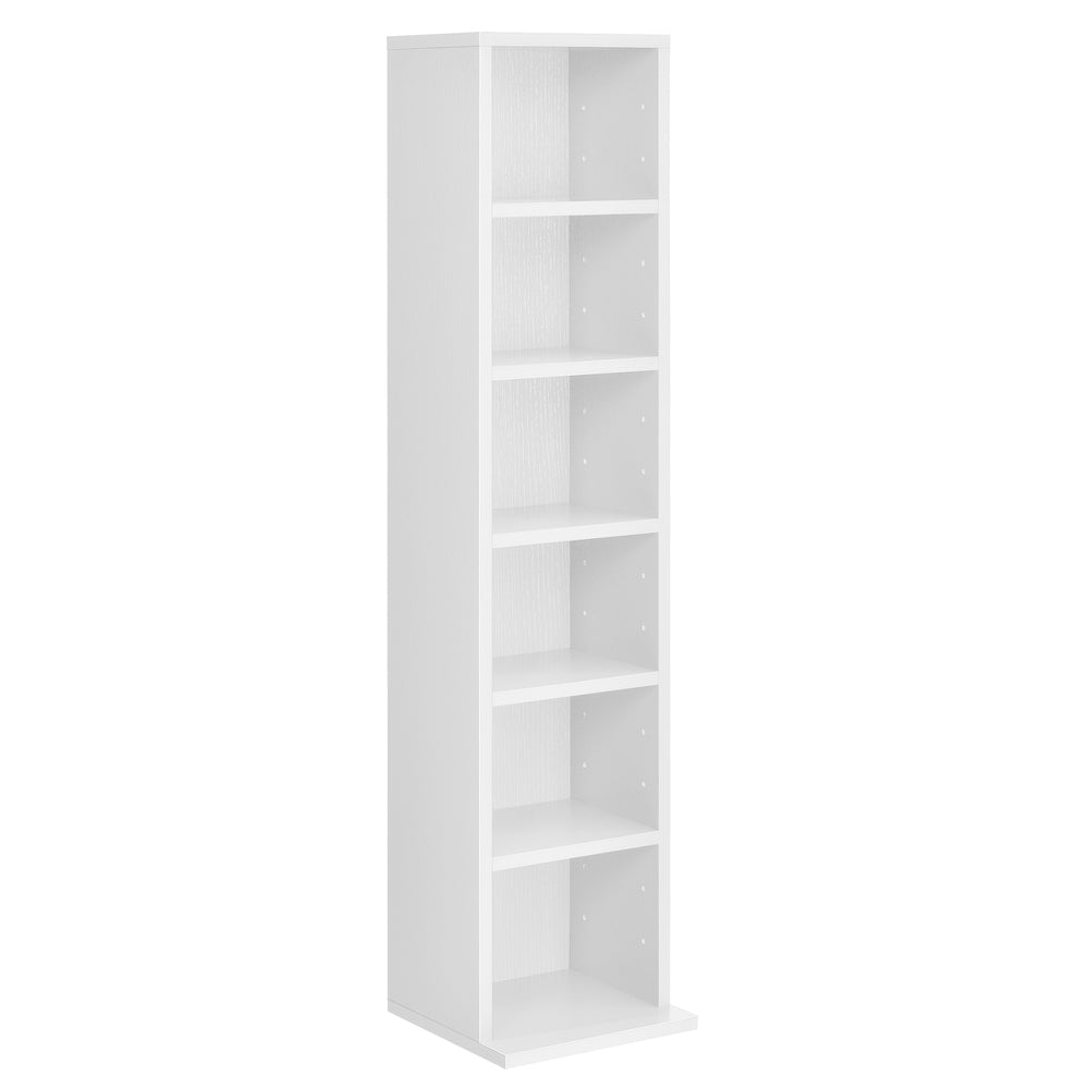 Regał na płyty CD Tynset 90x20x20 cm z 6 półkami [en.casa] - premiumXL