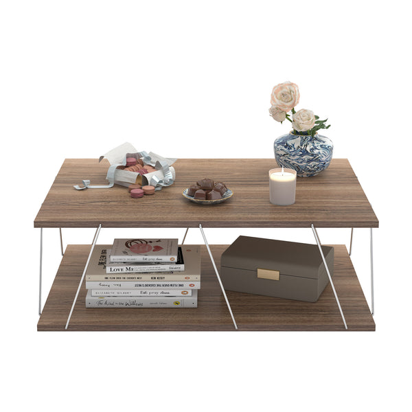 Stolik kawowy Saltdal 91x62x30cm w różnych kolorach [en.casa]