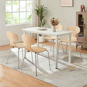 Zestaw 4 krzeseł do jadalni Kil [en.casa]