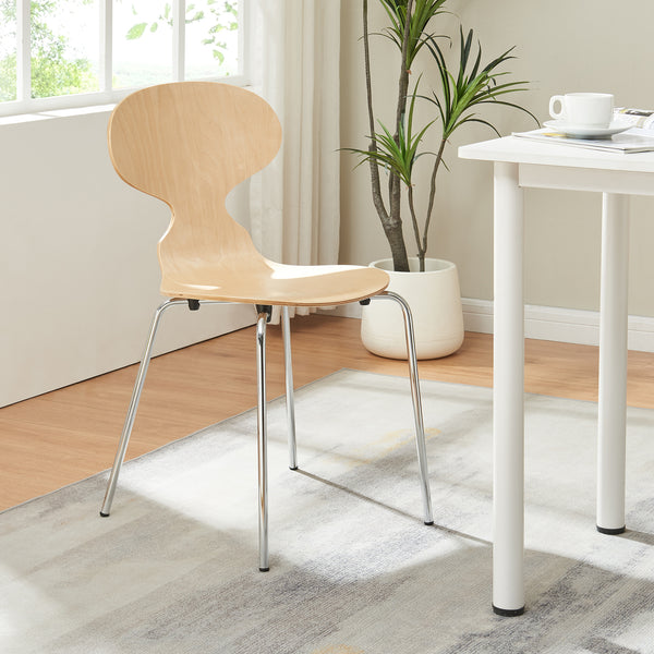 Zestaw 4 krzeseł do jadalni Kil [en.casa]