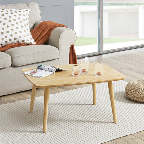 Stolik kawowy Nurmijärvi bambus 40x80x60 cm [en.casa]